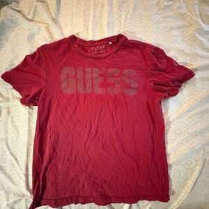 Guess Red Short Sleeve Tee